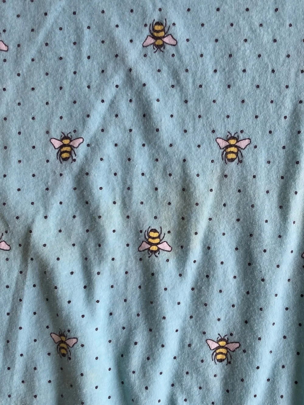 Sonoma Women's Yellow Scoop Neck Top and Light Blue Bumblebee Pajama Set ~Medium - Picture 16 of 16